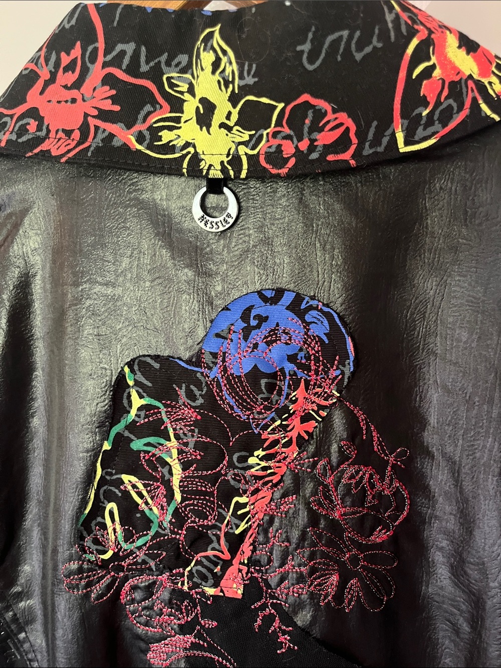 Kessley Art To Wear Jacket-Appliqué, Embroidery, Metallic Stitching, 3D Print